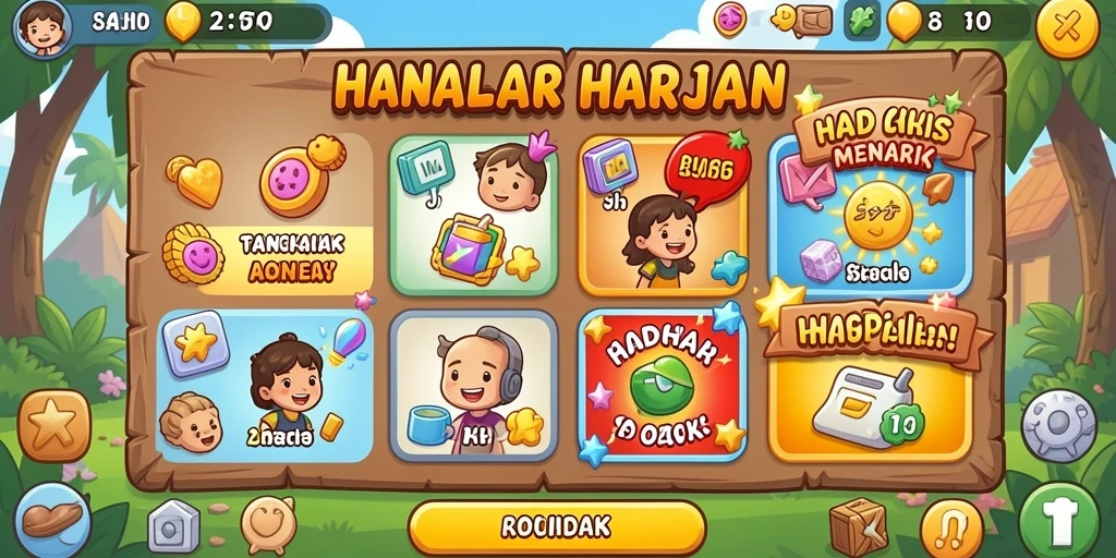 Tampilan awal permainan BIOLABET yang menarik.