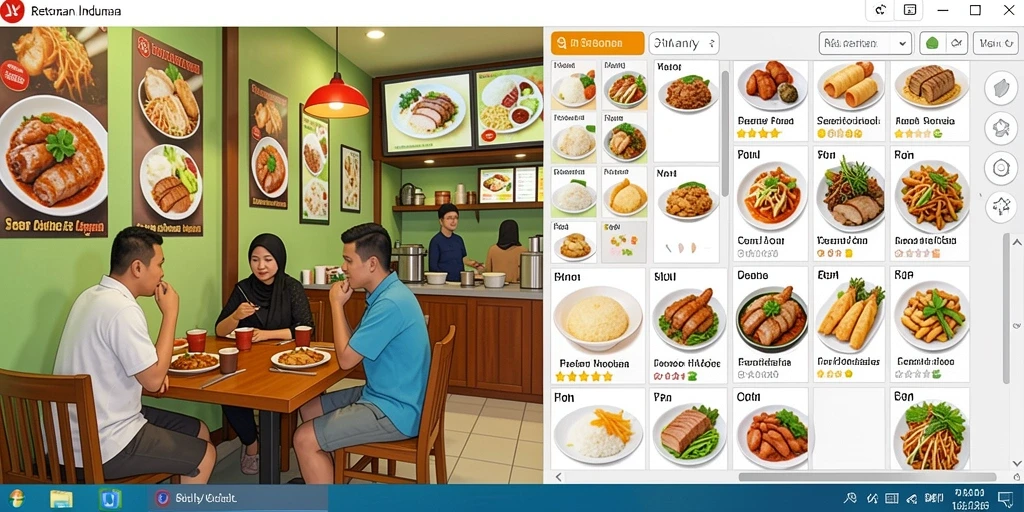 Tampilan antarmuka yang intuitif dan menarik.