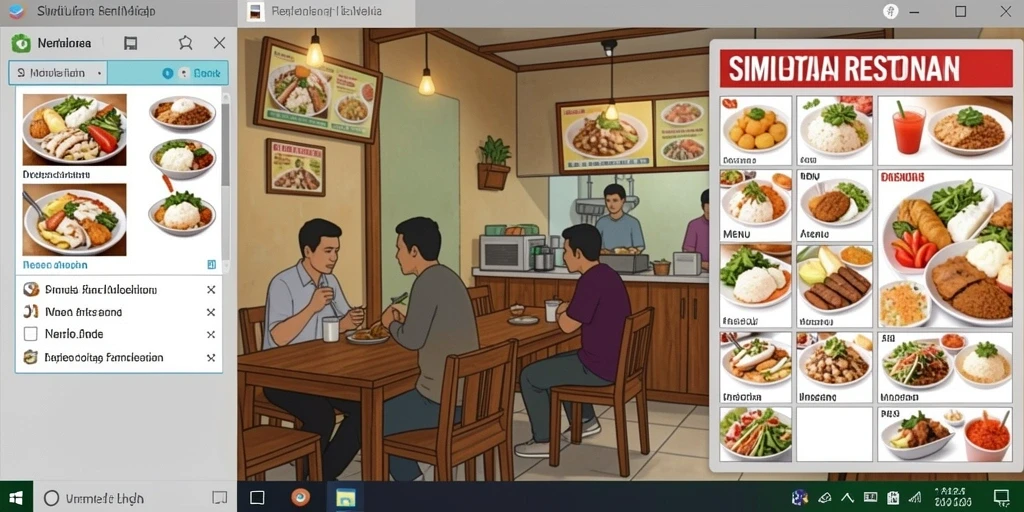 Tampilan antarmuka yang menarik dan user-friendly.