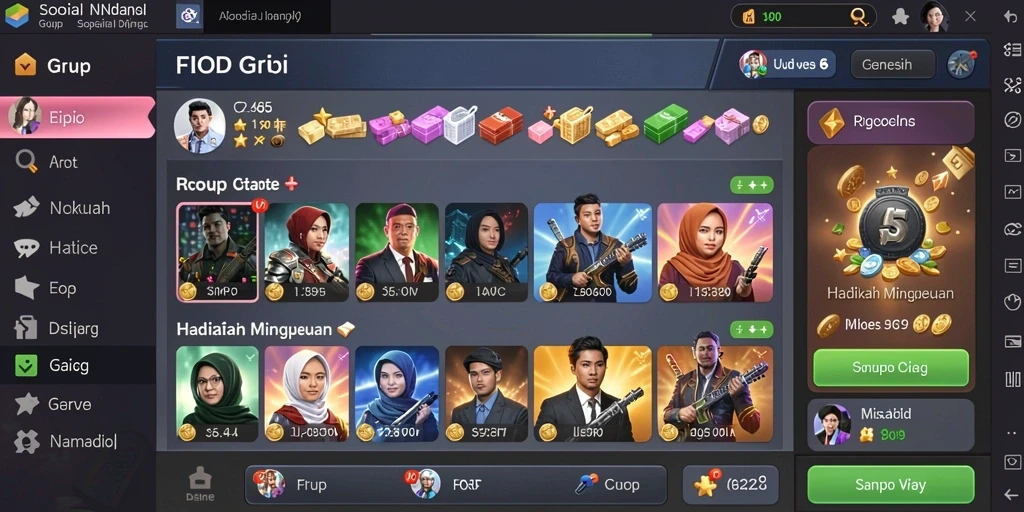 Tampilan awal yang menarik dan informatif.