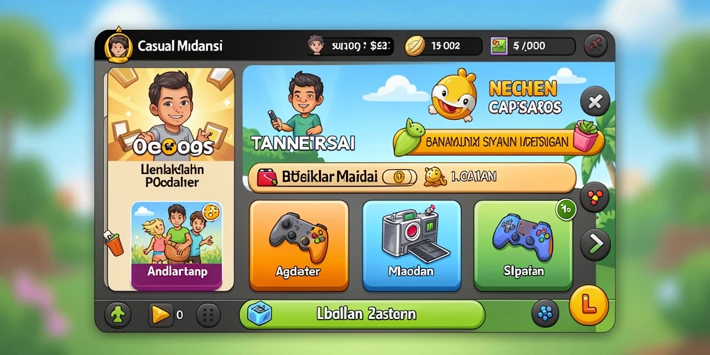 Tampilan antarmuka G9VIP yang menarik.