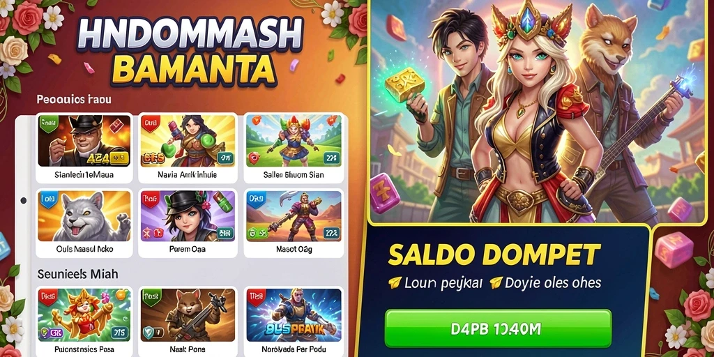 Tampilan awal permainan yang menarik dan intuitif.