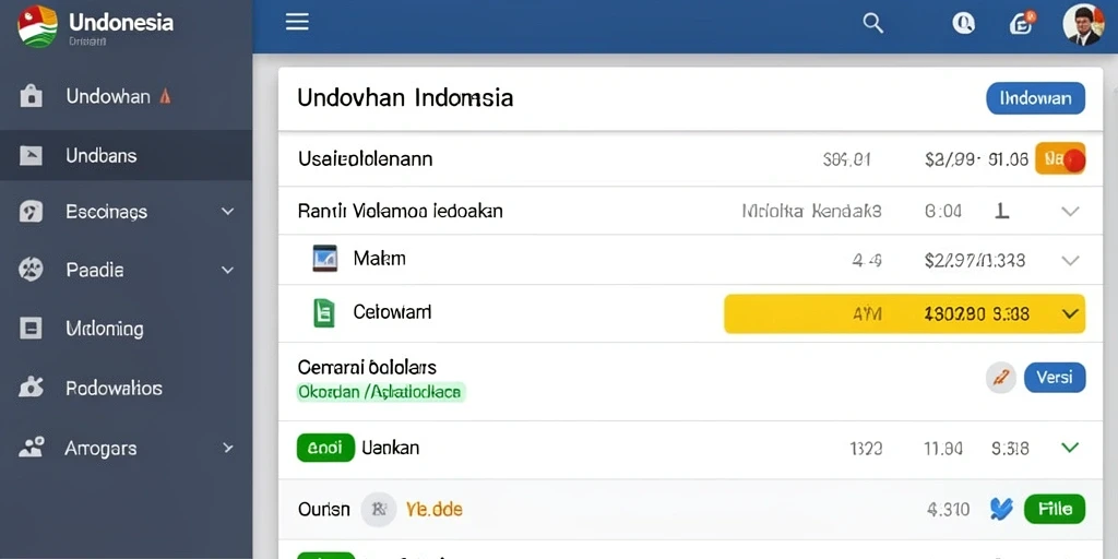 Tampilan antarmuka yang sederhana dan menarik.