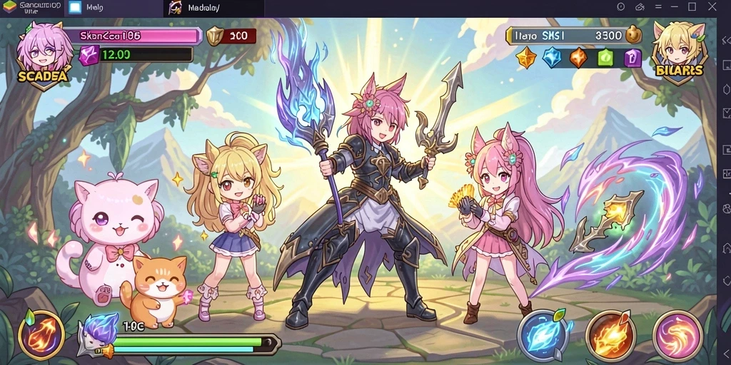 Screenshot menunjukkan beragam tema permainan slot.
