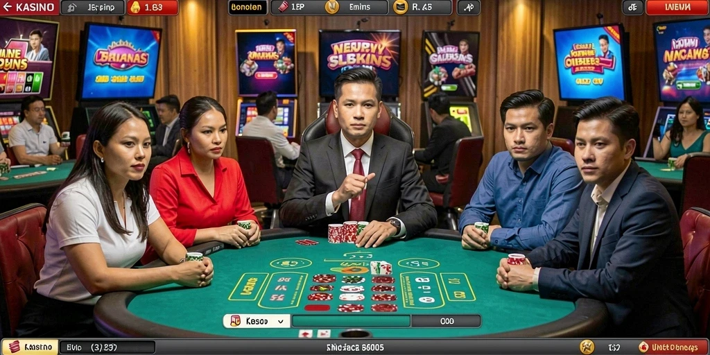 Tangkapan layar menampilkan antarmuka permainan yang menarik.