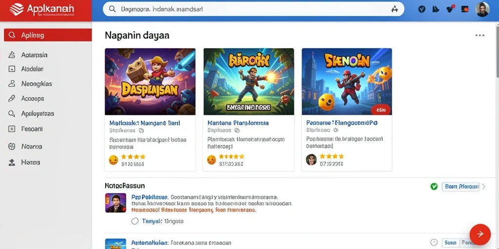 Tampilan awal yang menarik dan intuitif.