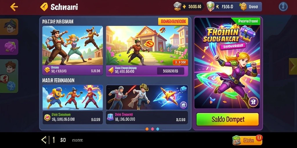 Tampilan menarik dari permainan slot di SL777.