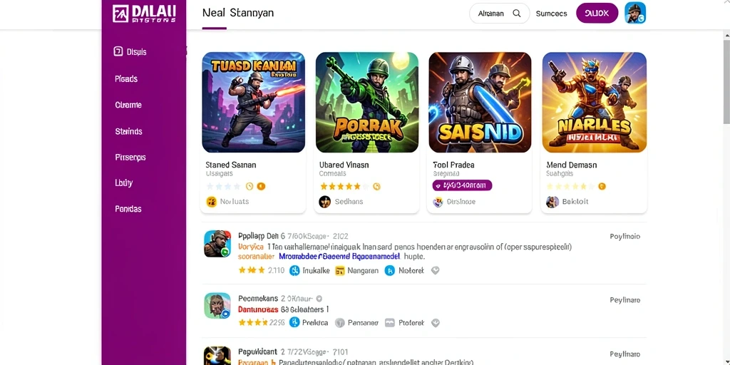 Tangkapan layar menunjukkan petualangan seru di dunia yang kaya.