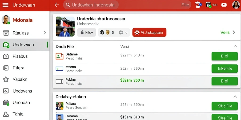 Tampilan antarmuka yang menarik dan sederhana.