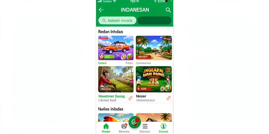 Screenshot menunjukkan level dengan grafis memukau.